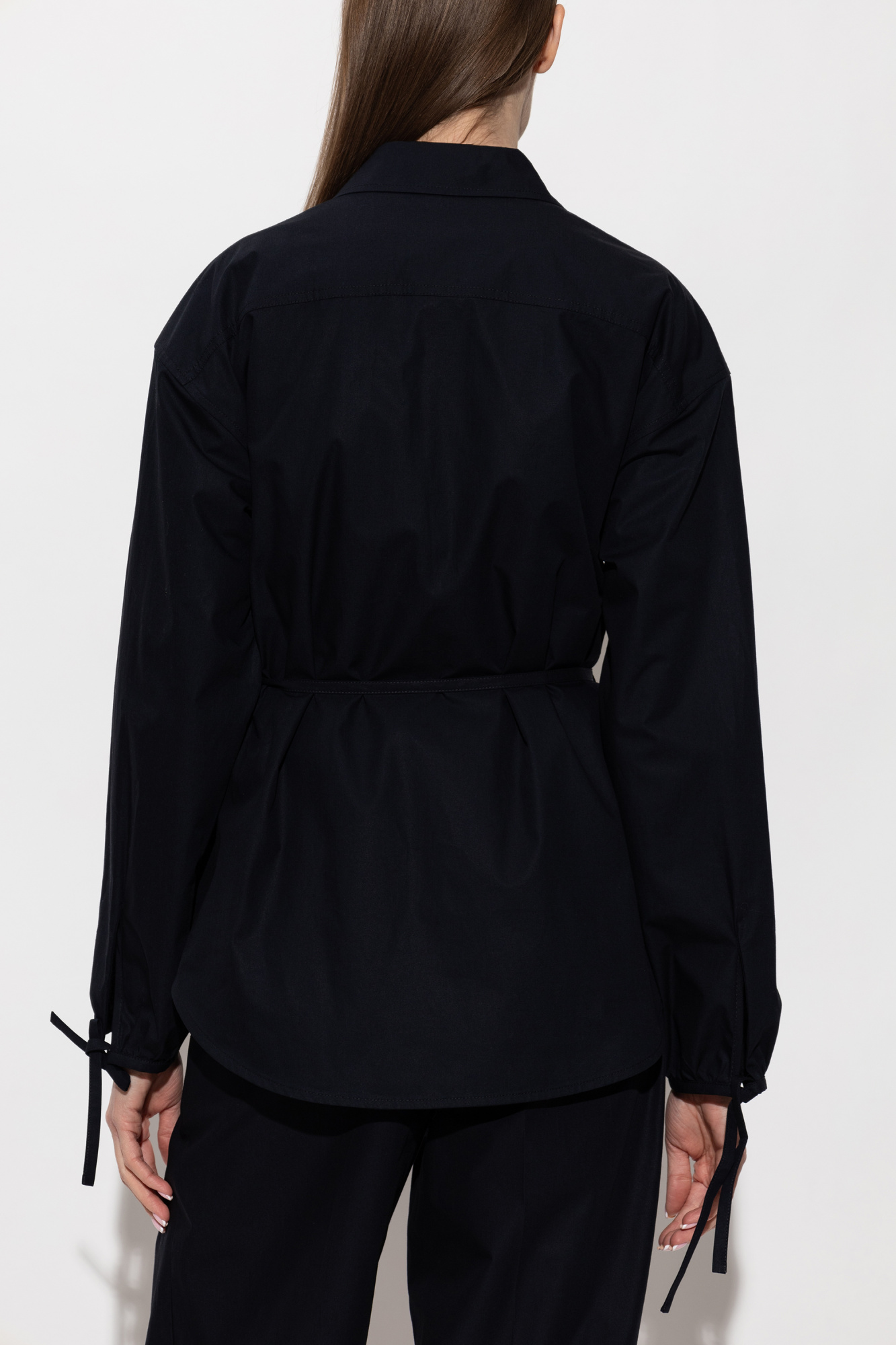 モンクレール　ロゴパッチブラウス Moncler Shirt with logo patch | Women's | Vitkac